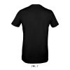 Férfi MILLENIUM sztreccs póló, kereknyakú rövid ujjú, SOL'S SO02945, Deep Black-S