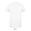 Férfi MILLENIUM sztreccs póló, kereknyakú rövid ujjú, SOL'S SO02945, White-M