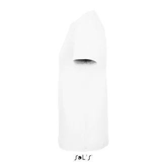   Férfi MILLENIUM sztreccs póló, kereknyakú rövid ujjú, SOL'S SO02945, White-S