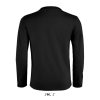 Gyerek IMPERIAL hosszú ujjú környakas póló, SOL'S SO02947, Deep Black-4A