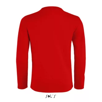   Gyerek IMPERIAL hosszú ujjú környakas póló, SOL'S SO02947, Red-4A