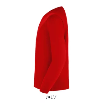   Gyerek IMPERIAL hosszú ujjú környakas póló, SOL'S SO02947, Red-4A