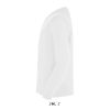 Gyerek IMPERIAL hosszú ujjú környakas póló, SOL'S SO02947, White-4A