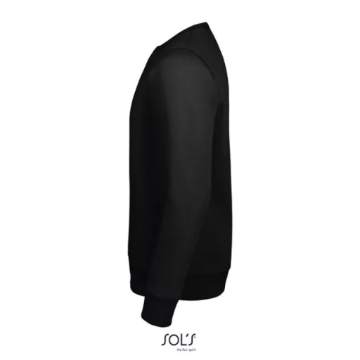 Férfi környakas pulóver, SOL'S SO02990, Black-S