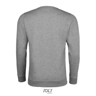   Férfi környakas pulóver, SOL'S SO02990, Grey Melange-S