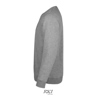   Férfi környakas pulóver, SOL'S SO02990, Grey Melange-S