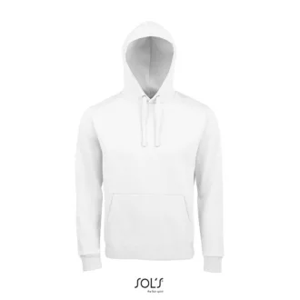 Uniszex kapucnis pulóver, SOL'S SO02991, White-2XL