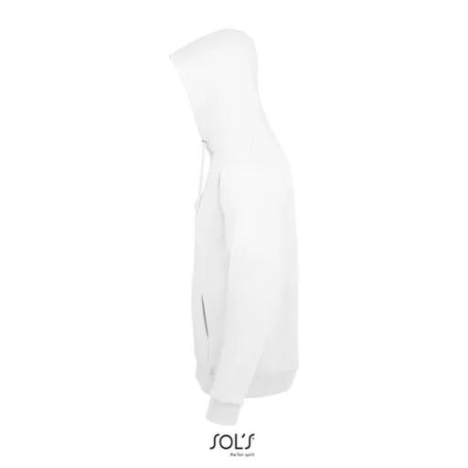 Uniszex kapucnis pulóver, SOL'S SO02991, White-2XL