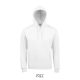 Uniszex kapucnis pulóver, SOL'S SO02991, White-S