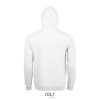 Uniszex kapucnis pulóver, SOL'S SO02991, White-S