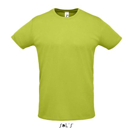 Uniszex rövid ujjú sport póló, SOL'S SO02995, Apple Green-S
