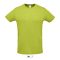 Uniszex rövid ujjú sport póló, SOL'S SO02995, Apple Green-XL