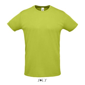   Uniszex rövid ujjú sport póló, SOL'S SO02995, Apple Green-XS