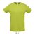 Uniszex rövid ujjú sport póló, SOL'S SO02995, Apple Green-XS