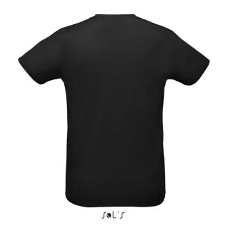   Uniszex rövid ujjú sport póló, SOL'S SO02995, Black-XS