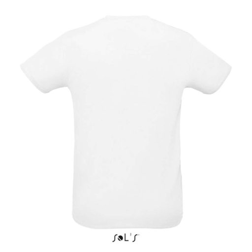 Uniszex rövid ujjú sport póló, SOL'S SO02995, White-M