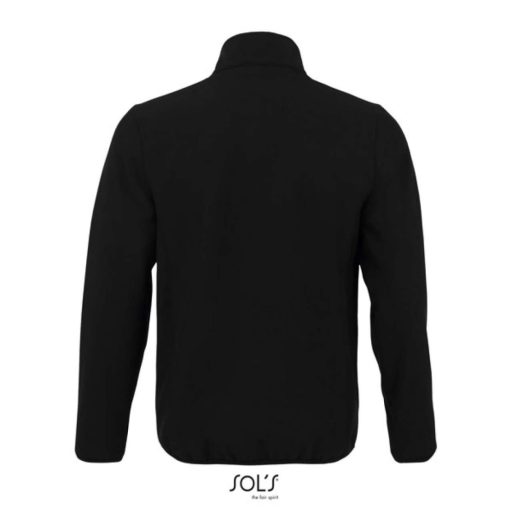 Férfi RADIAN 3 rétegű cipzáras softshell mellény, SOL'S SO03090, Black-S