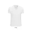 Férfi PLANET organikus rövid ujjú galléros póló, SOL'S SO03566, White-L