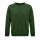 Uniszex  organikus környakas pulóver, SOL'S SO03567, Bottle Green-XS