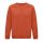 Uniszex  organikus környakas pulóver, SOL'S SO03567, Burnt Orange-XS
