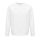 Uniszex  organikus környakas pulóver, SOL'S SO03567, White-XS
