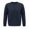 Uniszex  organikus környakas pulóver frottír béléssel, SOL'S SO03574, French Navy-2XL