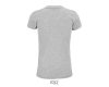 Női PLANET organikus rövid ujjú galléros póló, SOL'S SO03575, Grey Melange-XL