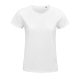 Női PIONEER rövid ujjú póló organikus pamutból, SOL'S SO03579, White-M