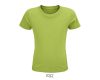 Gyerek CRUSADER környakas rövid ujjú pamut póló, SOL'S SO03580, Apple Green-2A