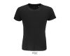 Gyerek CRUSADER környakas rövid ujjú pamut póló, SOL'S SO03580, Deep Black-2A