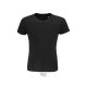 Gyerek CRUSADER környakas rövid ujjú pamut póló, SOL'S SO03580, Deep Black-2A