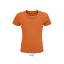 Gyerek CRUSADER környakas rövid ujjú pamut póló, SOL'S SO03580, Orange-12A