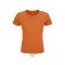 Gyerek CRUSADER környakas rövid ujjú pamut póló, SOL'S SO03580, Orange-2A