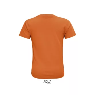   Gyerek CRUSADER környakas rövid ujjú pamut póló, SOL'S SO03580, Orange-2A