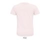 Gyerek CRUSADER környakas rövid ujjú pamut póló, SOL'S SO03580, Pale Pink-2A