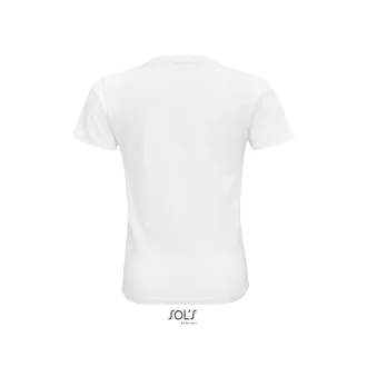   Gyerek CRUSADER környakas rövid ujjú pamut póló, SOL'S SO03580, White-2A