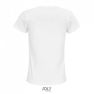   Női CRUSADER  organikus pamutból készült rövid ujjú póló , SOL'S SO03581, White-S