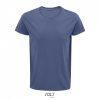 Férfi CRUSADER környakas rövid ujjú póló organikus pamutból, SOL'S SO03582, Denim-XL