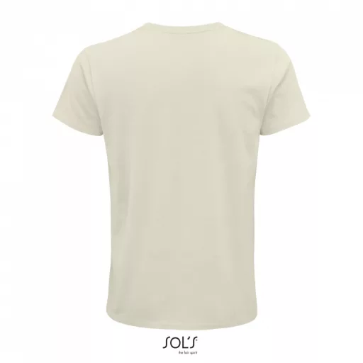 Férfi CRUSADER környakas rövid ujjú póló organikus pamutból, SOL'S SO03582, Natural-M