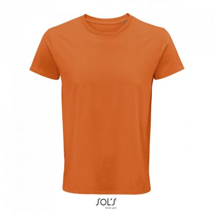 Férfi CRUSADER környakas rövid ujjú póló organikus pamutból, SOL'S SO03582, Orange-XL