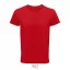 Férfi CRUSADER környakas rövid ujjú póló organikus pamutból, SOL'S SO03582, Red-XL