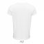 Férfi CRUSADER környakas rövid ujjú póló organikus pamutból, SOL'S SO03582, White-XS
