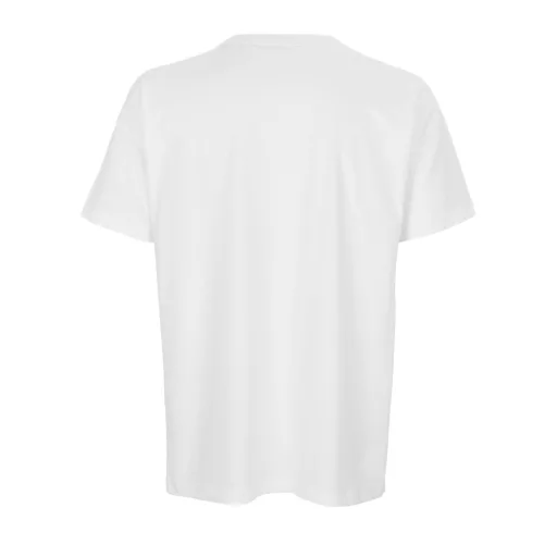 Férfi BOXY széles fazonú organikus rövid ujjú póló, SOL'S SO03806, White-2XL