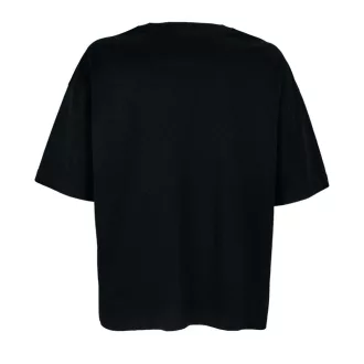  Női BOXY organikus, széles fazonú rövid ujjú póló, SOL'S SO03807, Deep Black-XS