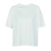 Női BOXY organikus, széles fazonú rövid ujjú póló, SOL'S SO03807, White-XS