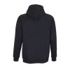 Uniszex kapucnis cipzáras pulóver, SOL'S SO03812, Black-XL