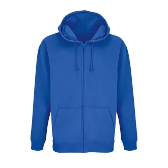   Uniszex kapucnis cipzáras pulóver, SOL'S SO03812, Royal Blue-M