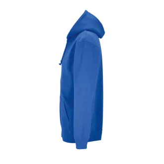   Uniszex kapucnis cipzáras pulóver, SOL'S SO03812, Royal Blue-M