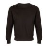 Uniszex környakas pulóver, SOL'S SO03814, Black-M