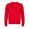 Uniszex környakas pulóver, SOL'S SO03814, Bright Red-2XL